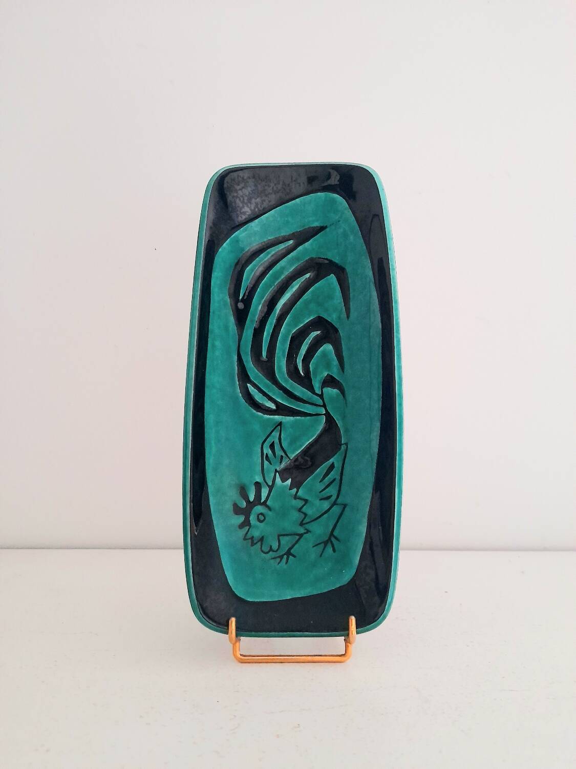 50s Jeppe Danmark rooster dish or pocket emptier