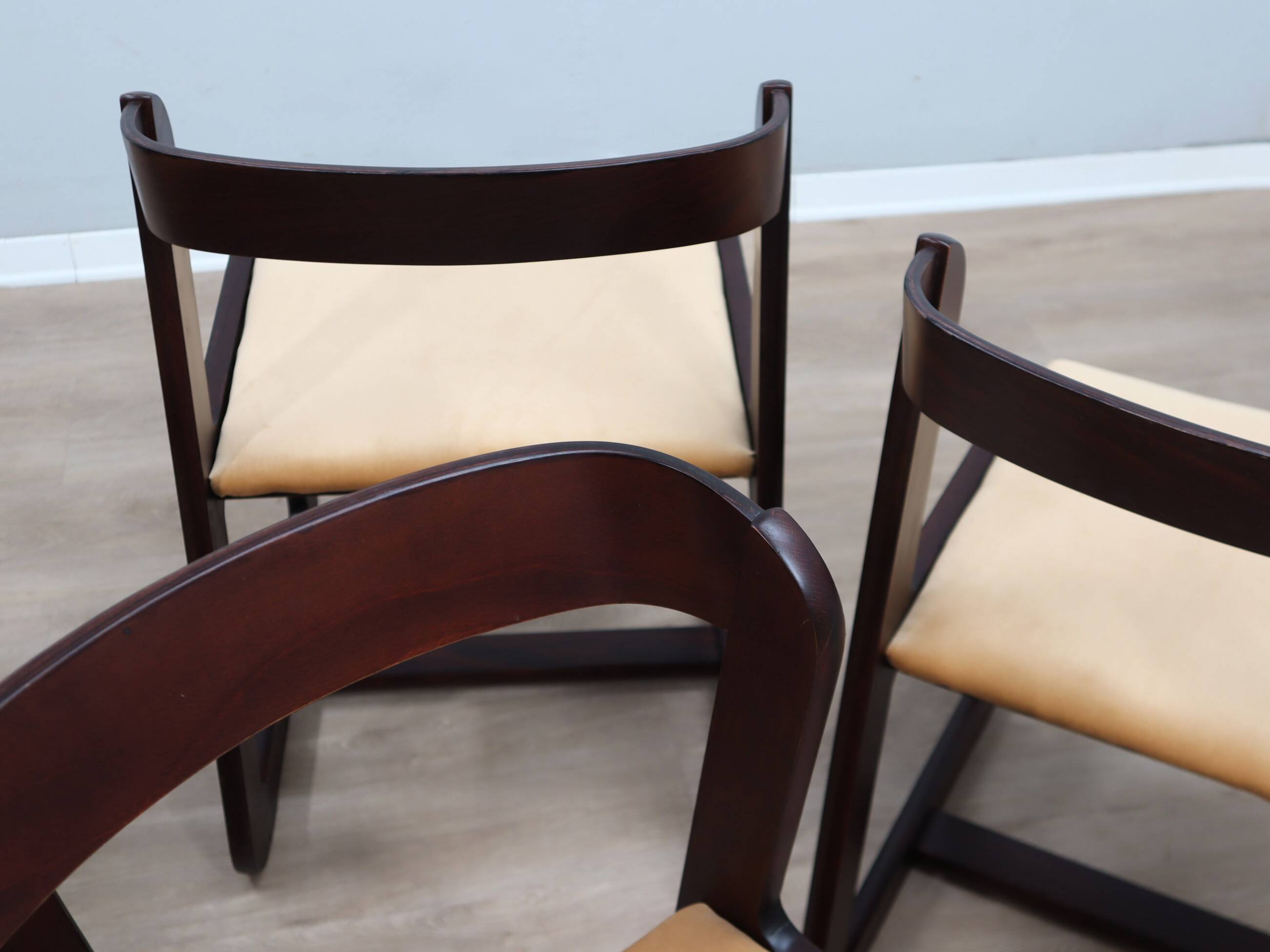 Set of 6 dining chairs Mario Sabot, Italy 1970s