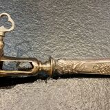 Silver-plated serving cutlery for leg of lamb