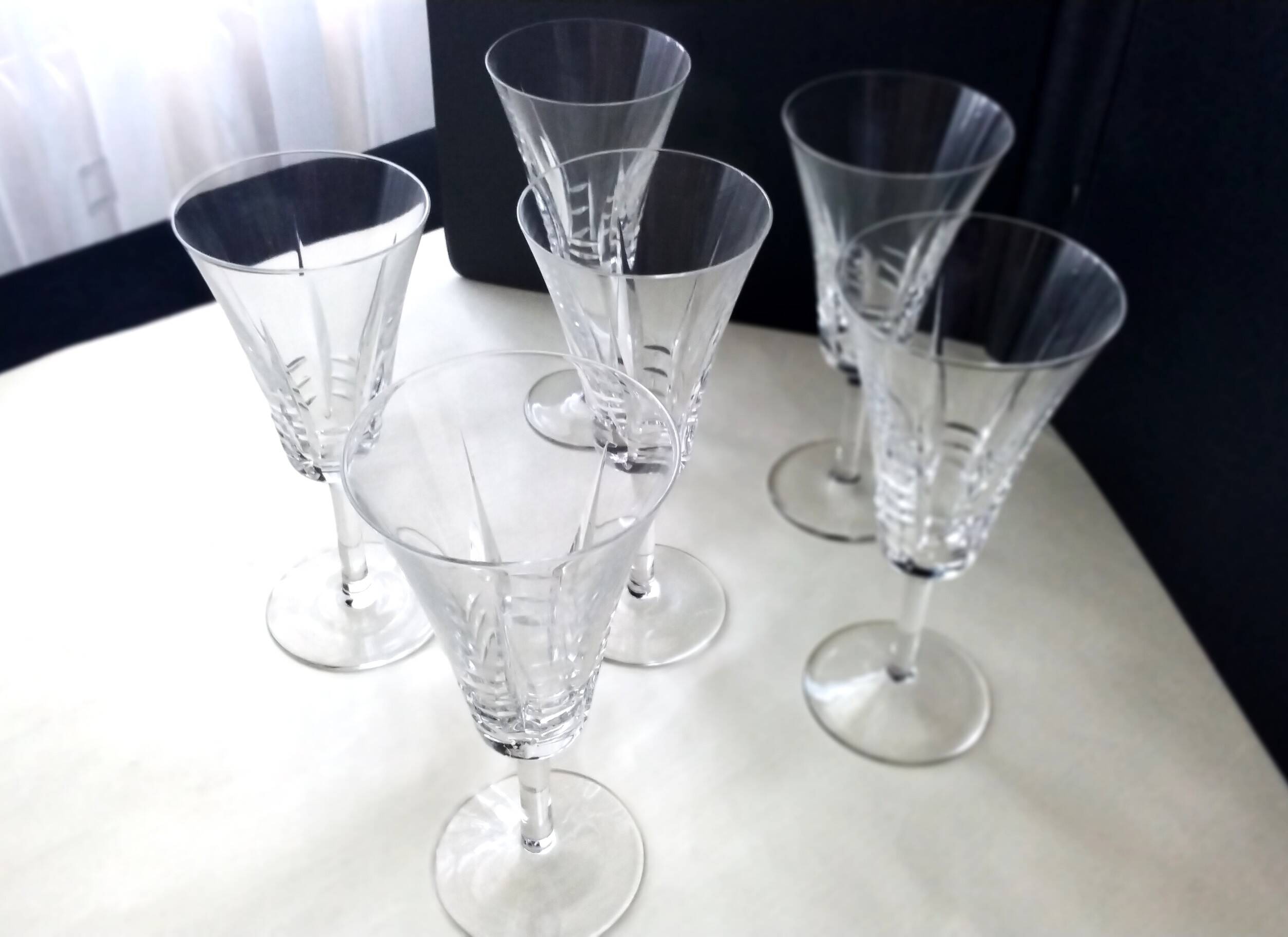 6 crystal wine glasses Villeroy Boch Model Concorde