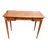 Small louis xvi style flat desk with spindle legs