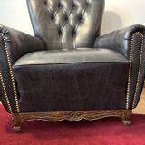 Lot de 2 fauteuils Chesterfield