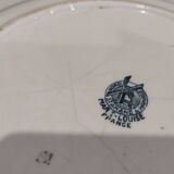 Old Moulin des loups dish Marie Louise iron earth model 29.5cm