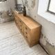 Pine craft cabinet with drawers