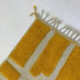 Unique natural wool Moroccan rug 3x2 m