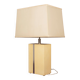 Tommaso Barbi Italian Rationalist Parchment and Metal Geometric Table Lamp