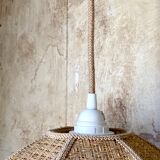 Wicker flower suspension