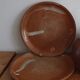 Duo of stoneware plates