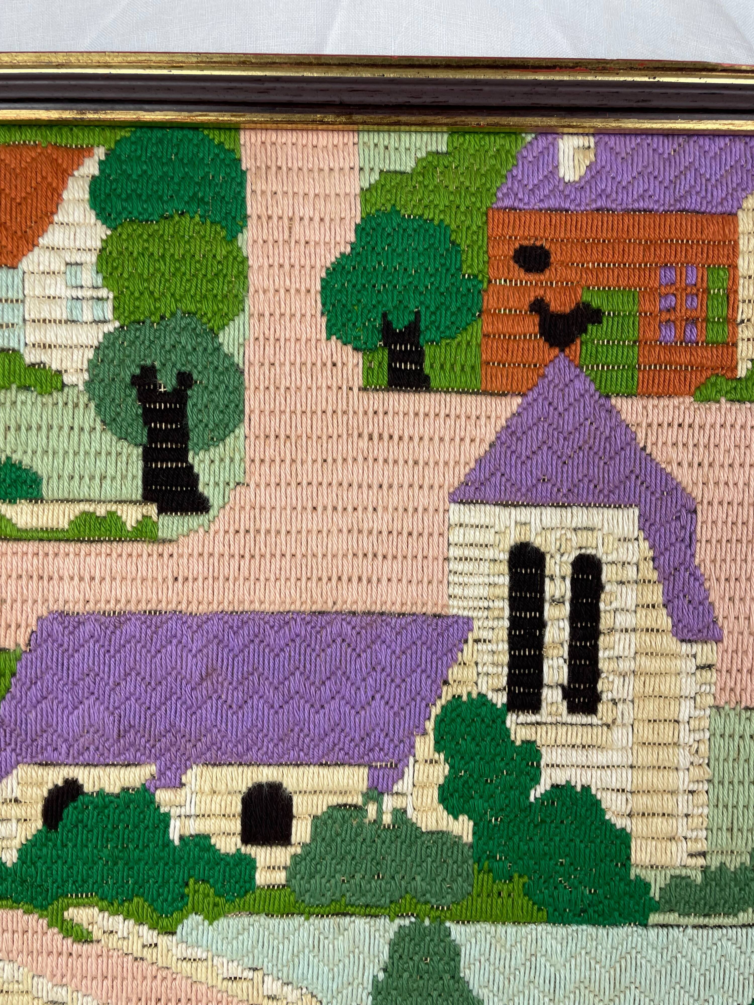 Cotton tapestry canvas from the 1970s