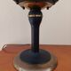 Arlus lamp in black metal, brass and glass circa 1950