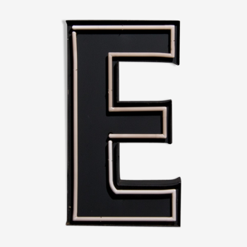 XL advertising letter with neon lighting – E –