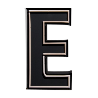 XL advertising letter with neon lighting – E –