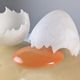 Broken egg alabaster sculpture lamp by Marco Ricciardi, Italy, 1980s