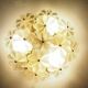 Ernst Palme crystal flower lamp, 1970s