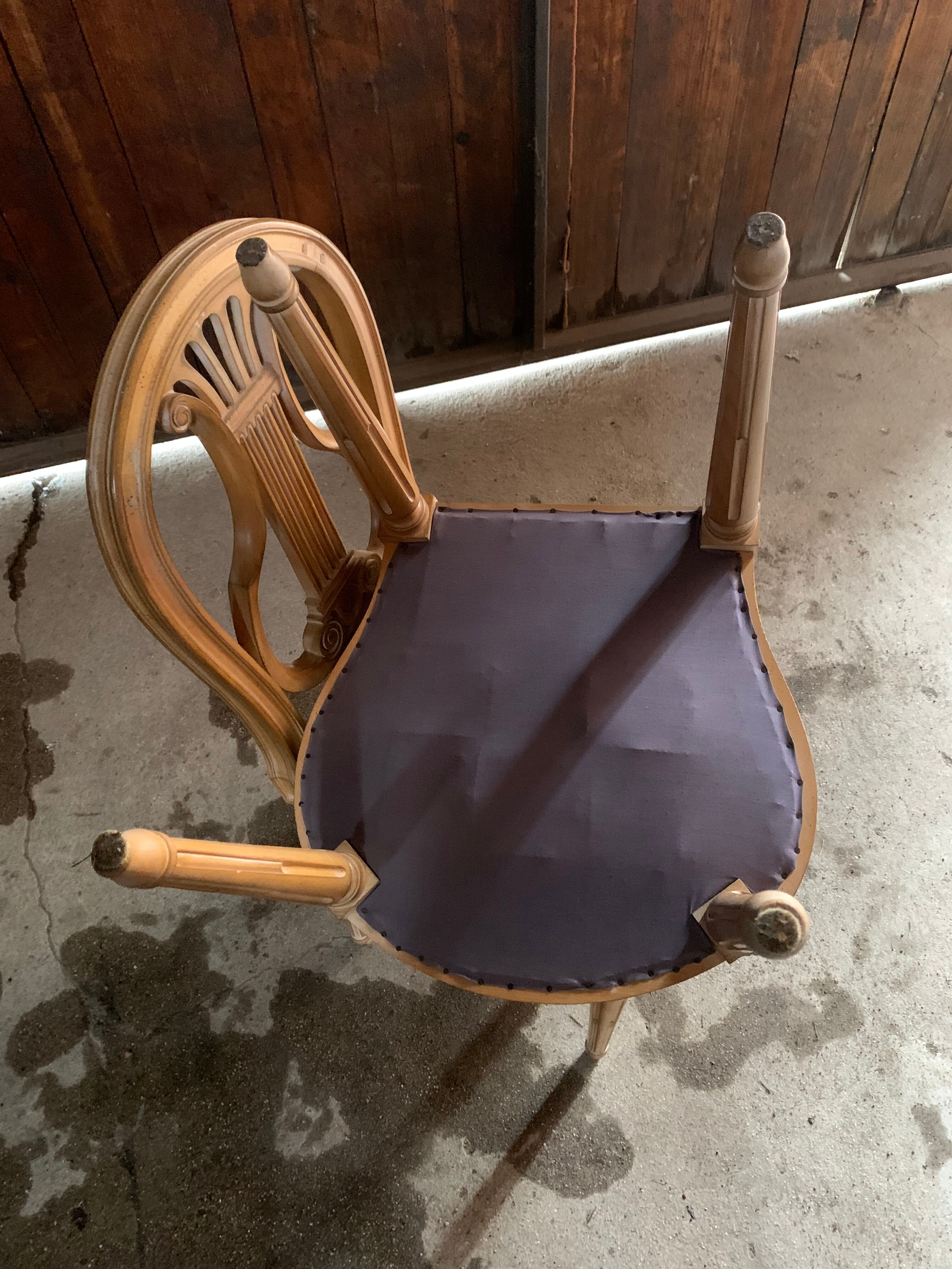 Pair of Louis XVI chairs