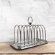 Silver metal toast door