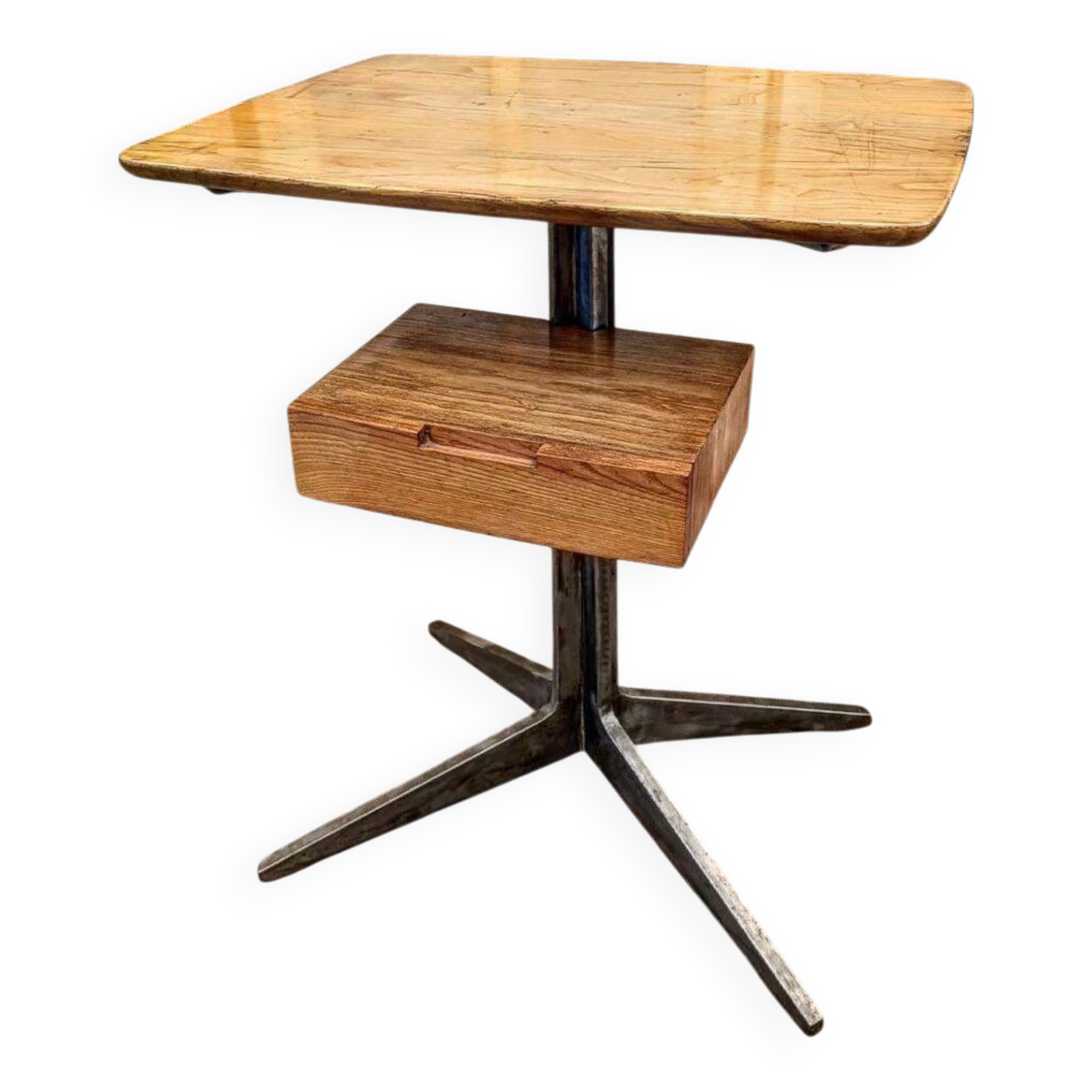 Wood and metal console