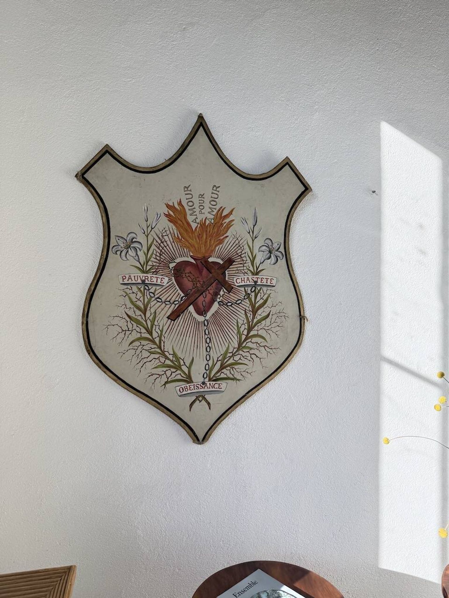 Blason sacré-coeur église XL