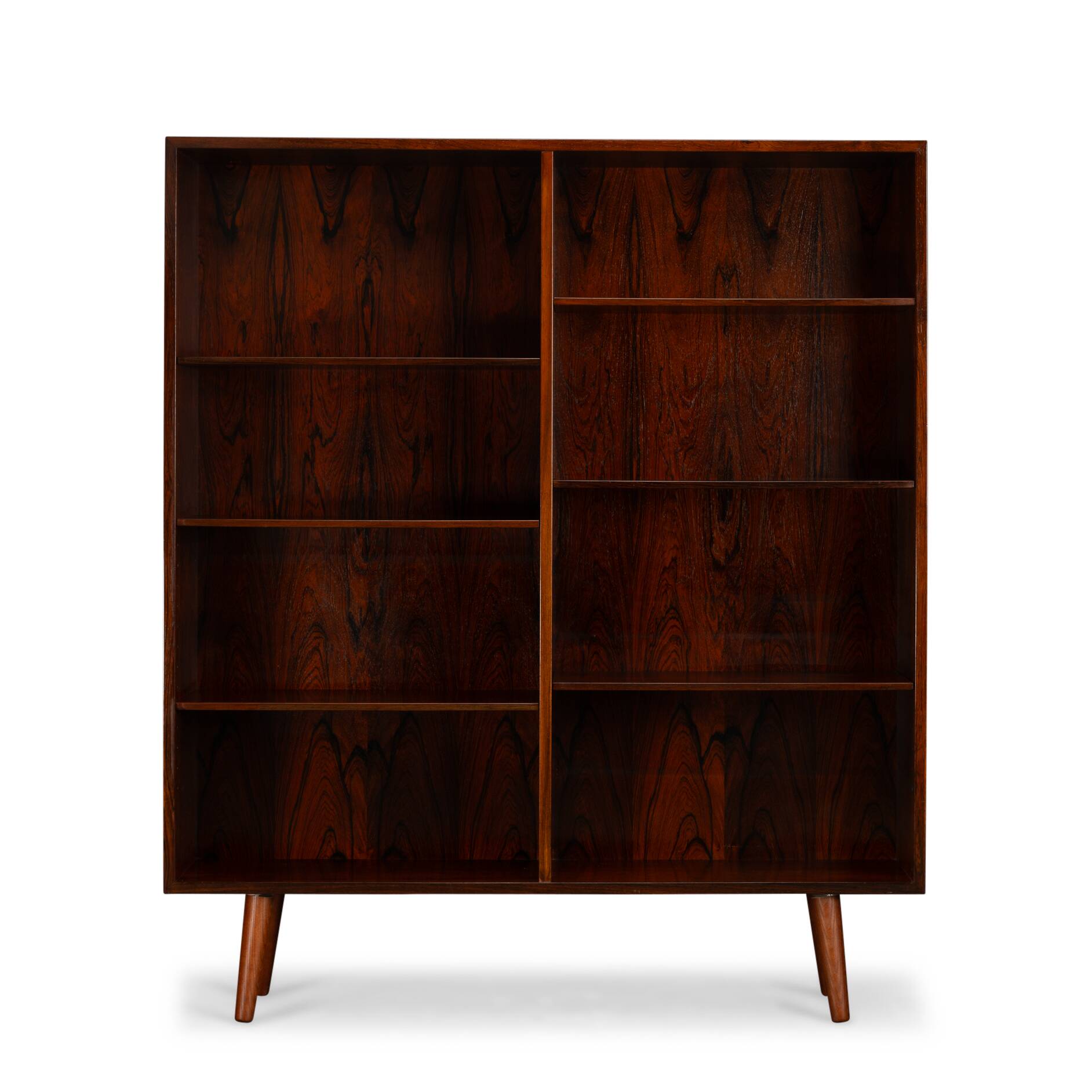 Palissander Boekenkast Model 6 by Omann Jun Mobelfabrik, 1960s