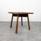 Table d'appoint moderniste en chêne par Jan Vaněk pour Krásná Jizba