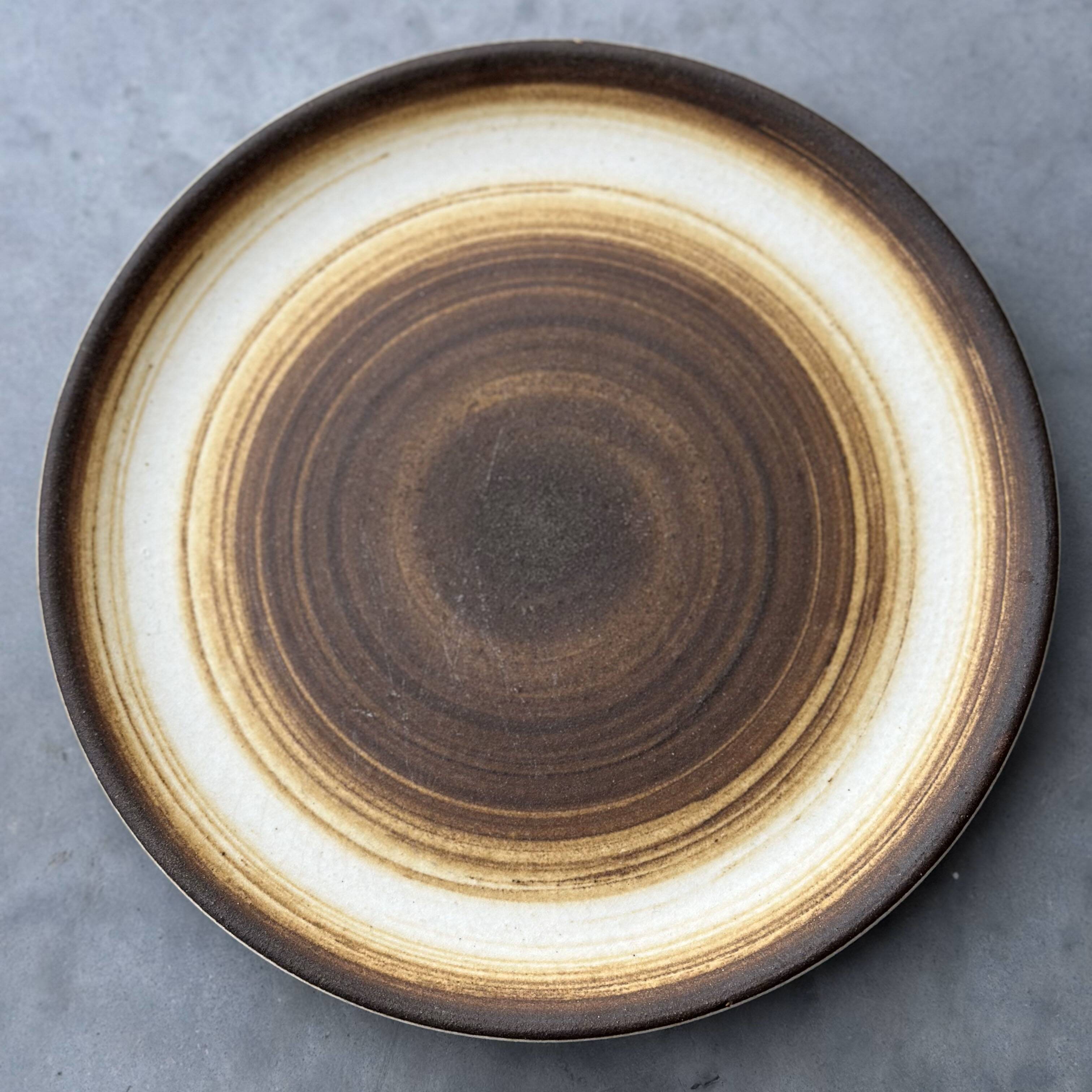 Set of 4 vintage desert plates by Longchamp