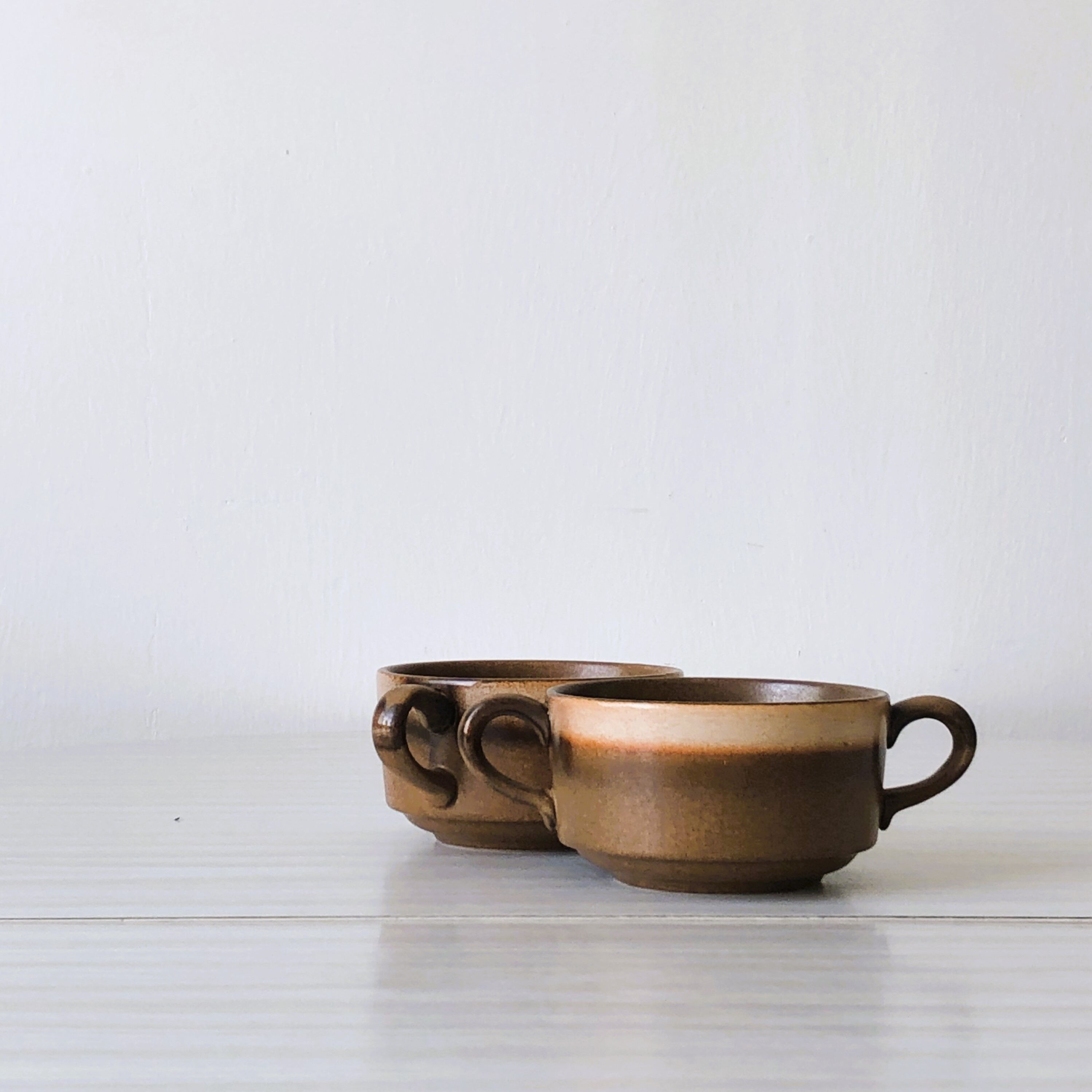 Set of 2 bowls - ceramic cups Germany Staffel
