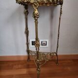 Bronze corner console