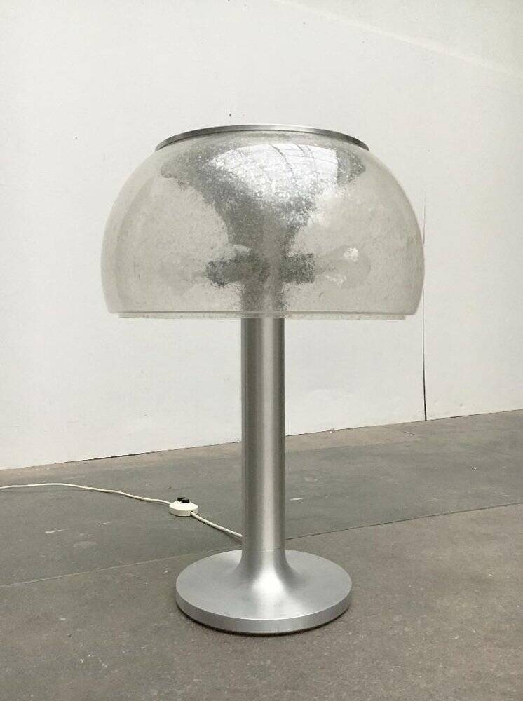 Swiss mid-century space age mushroom floor lamp by Temde, 1960s.