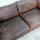 Mid-century patchwork leather sofa in the style of De Sede, 1970s
