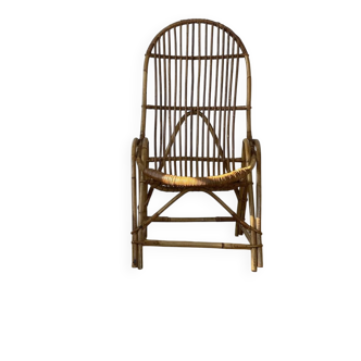 Rattan armchair
