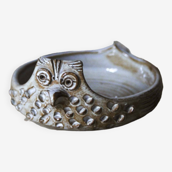 Empty ceramic owl pocket Jean-François Descombes Flayosc