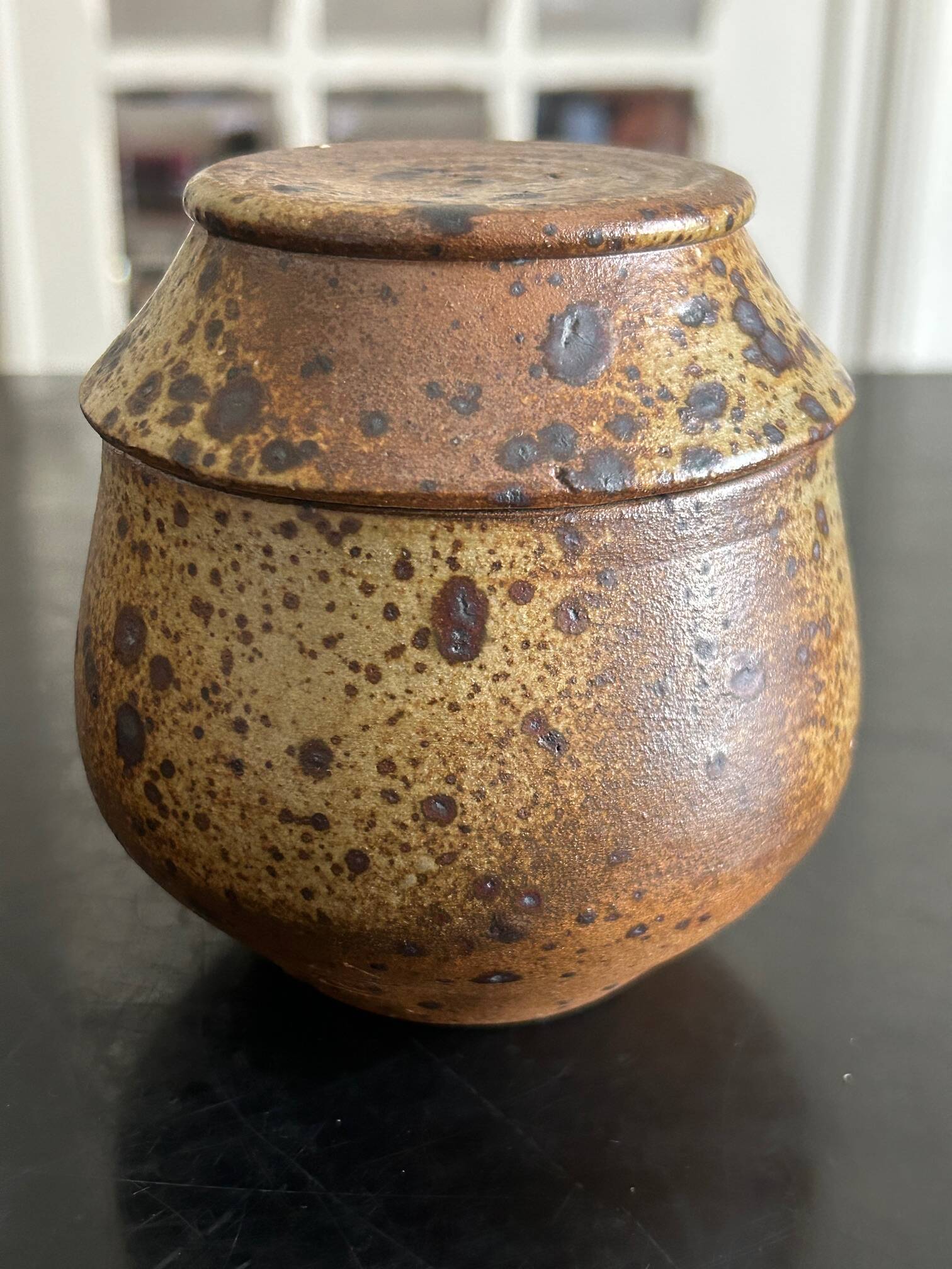 pyrite stone box Charles Gaudry Puisaye