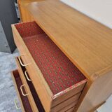 Enfilade bahut commode vintage 1950s chêne