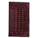 Tapis Boukhara ouzbek vintage fait main, 153 cm x 254 cm, années 1960 - 1C1151