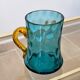 Mug cup Georges Sand Verrerie de Portieux XIX th century