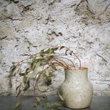 Ceramic covered pot of Vallauris