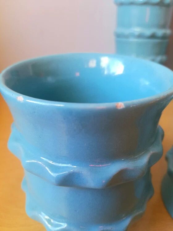 Yvon Roy ceramic mugs