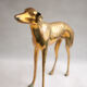 Statue vintage, big dog brass sculpture, dog statue, Greyhound, whippet, greyhound, interior decorating, home décor