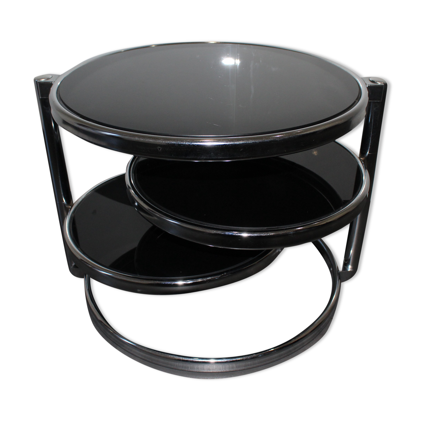 GLASS COFFEE TABLE, SWIVEL LEITMOTIV LOUNGE TABLE, design