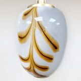 Vintage large design Italian Murano glass pendant lamp