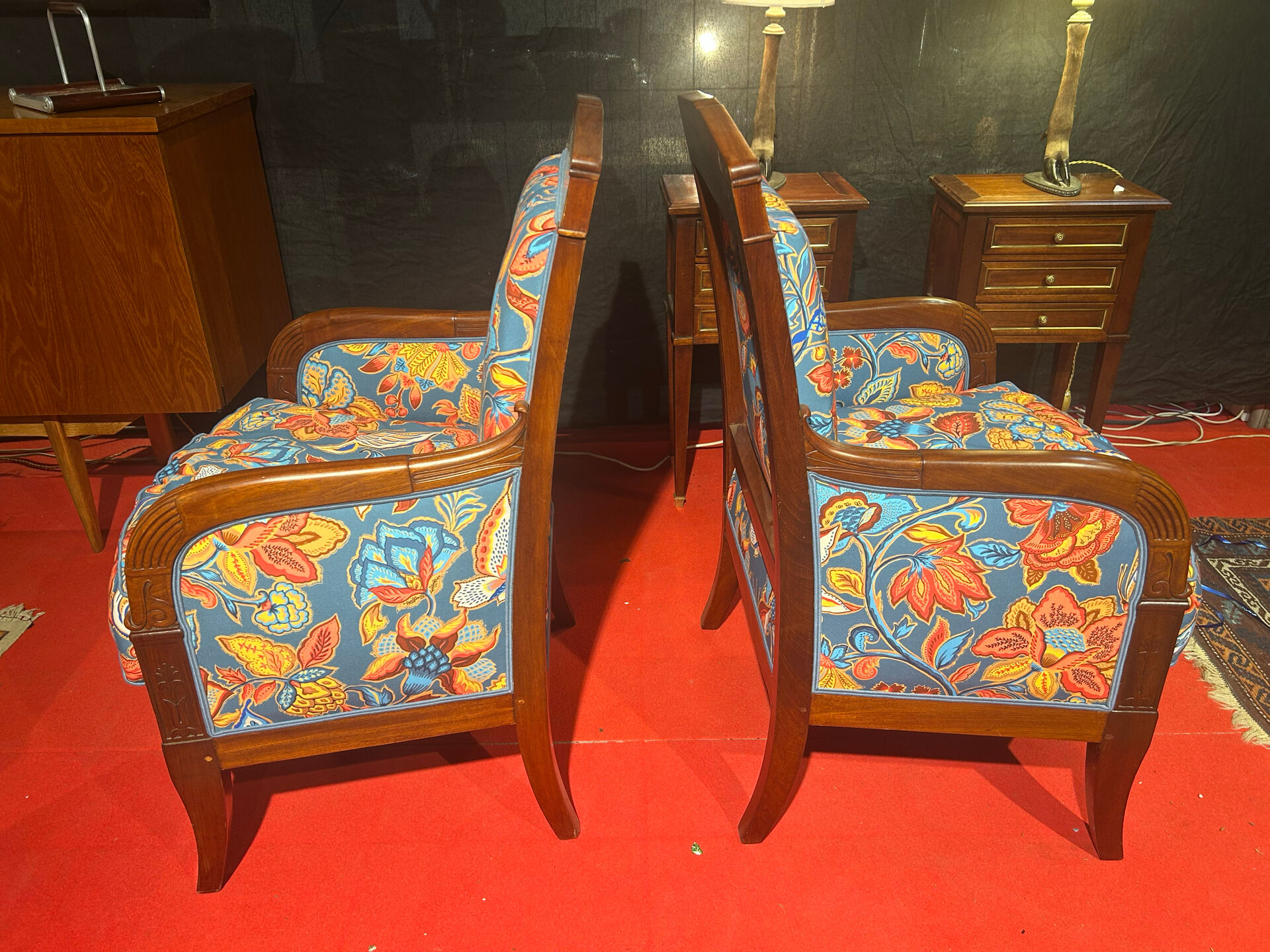 Pair of Directoire armchairs