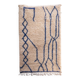 Amazigh Beni Ouarain rug tapis berbére- 140 x 88 cm