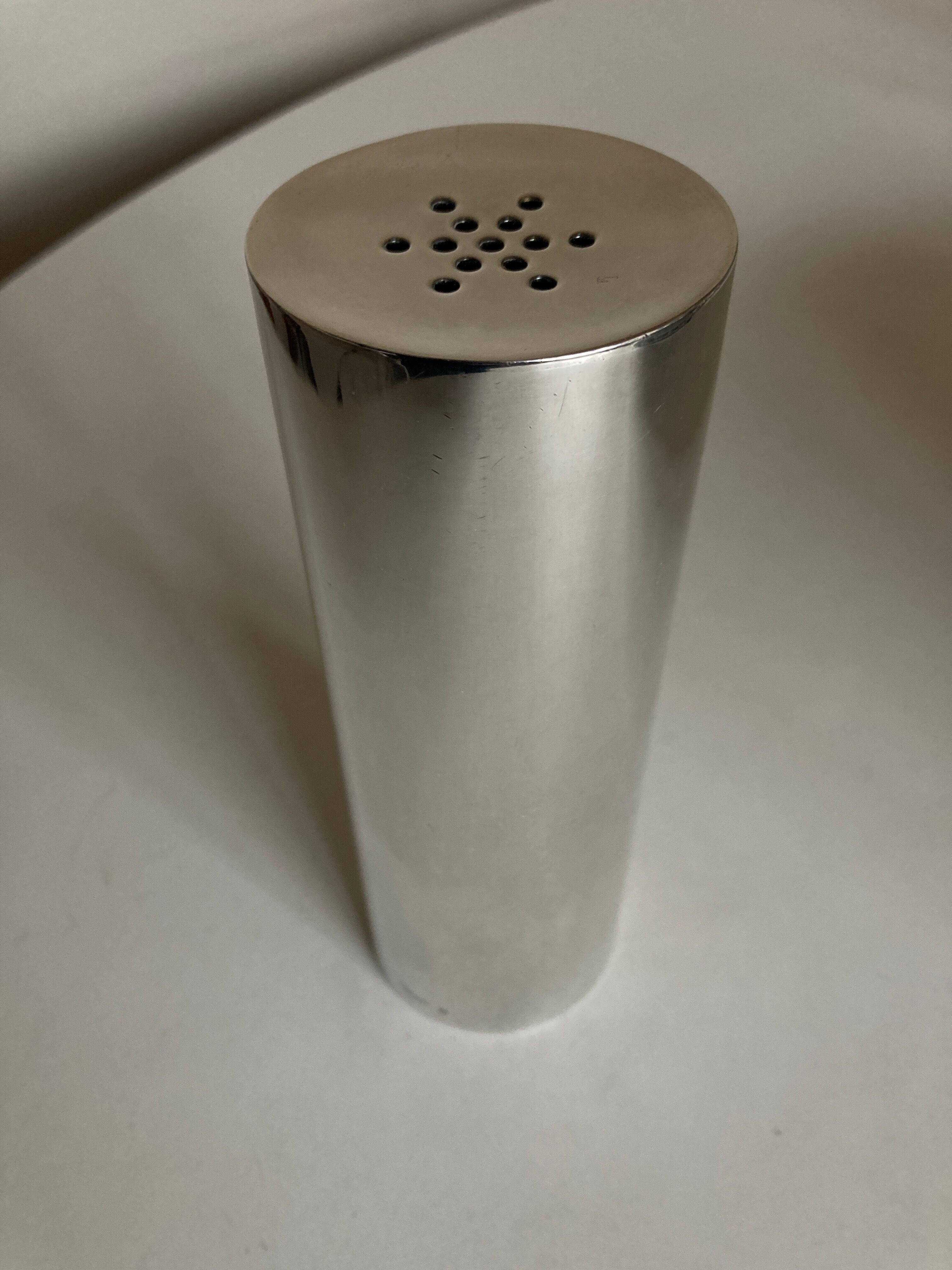 Sweetener pourer Christofle 1960 decoration Concorde metal silver space age