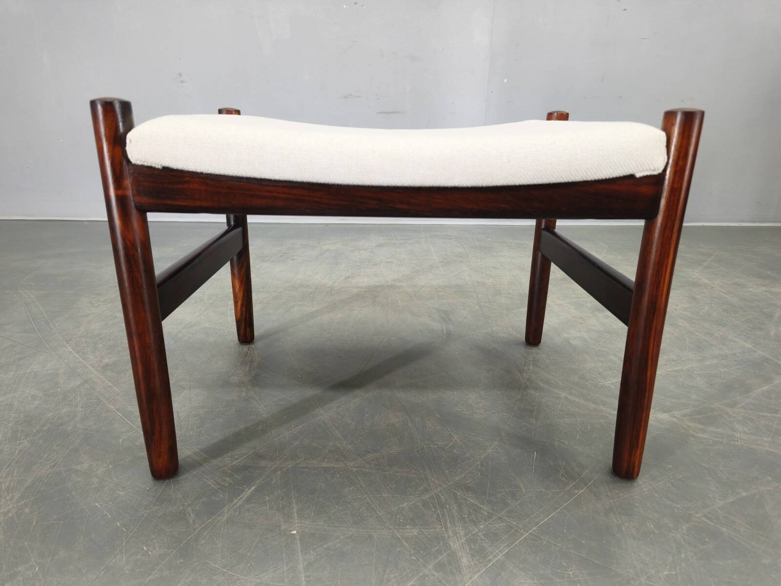 Danish Rosewood Ottoman by Spottrup, 1960s