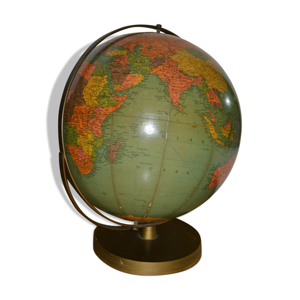 Mappemonde USA année 40