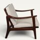 Scandinavian lounge chair in solid teak, 1960s