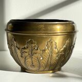 Cache-pot déco florale art nouveau