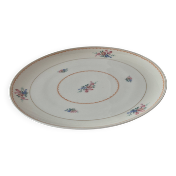 Dish on pedestal, Limoges porcelain, Albert Vignaud manufacture A565
