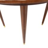 Scandinavian extendable mahogany dining table, Sweden 1960s