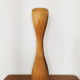 Swedish mid-century modern wooden floor lamp by Hans Agne Jakobsson